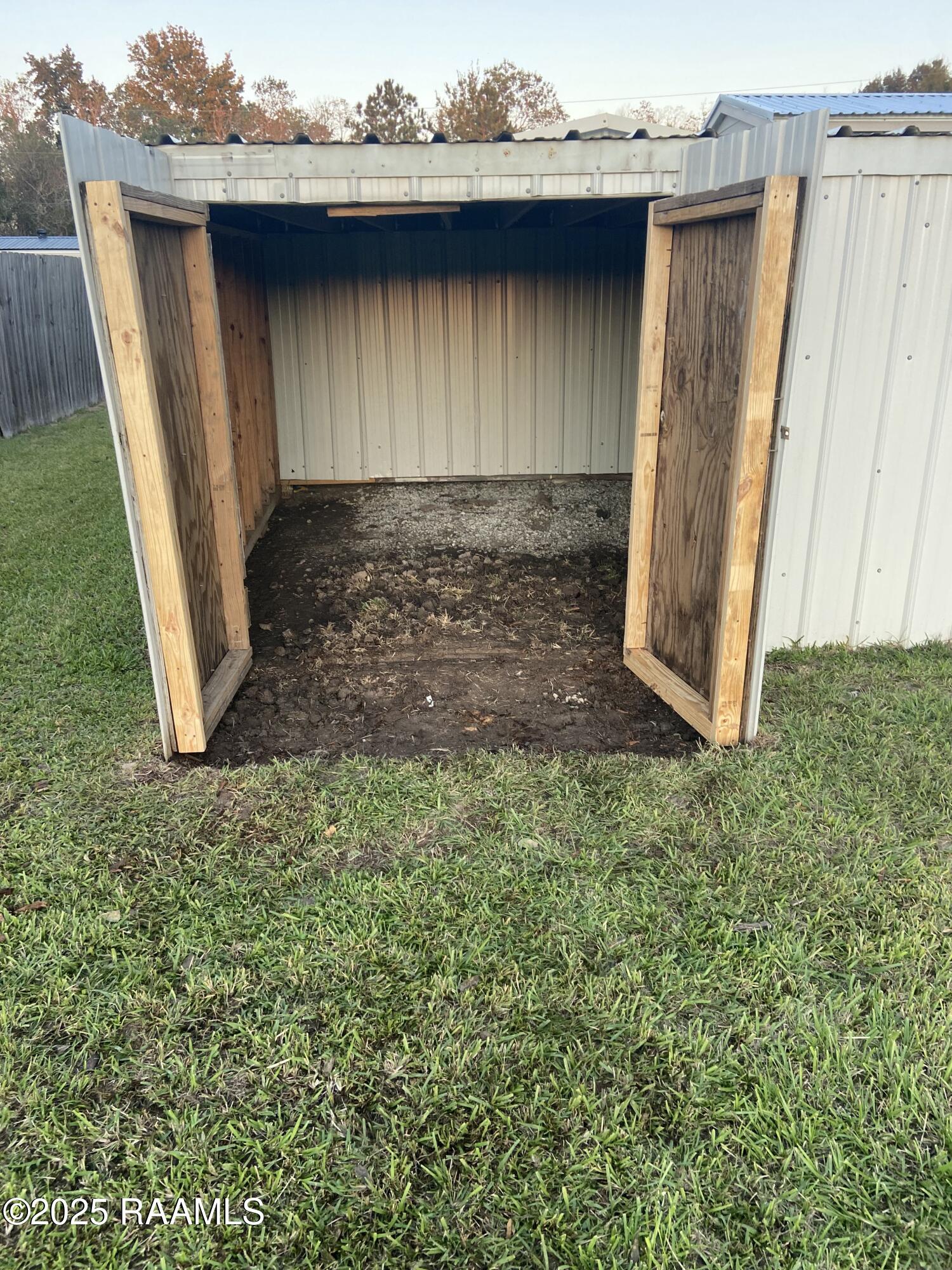 1097 Kidder-Robin Road, Unit F Arnaudville, LA 70512 - Photo 24 of 27 Inside Storage Shed #2