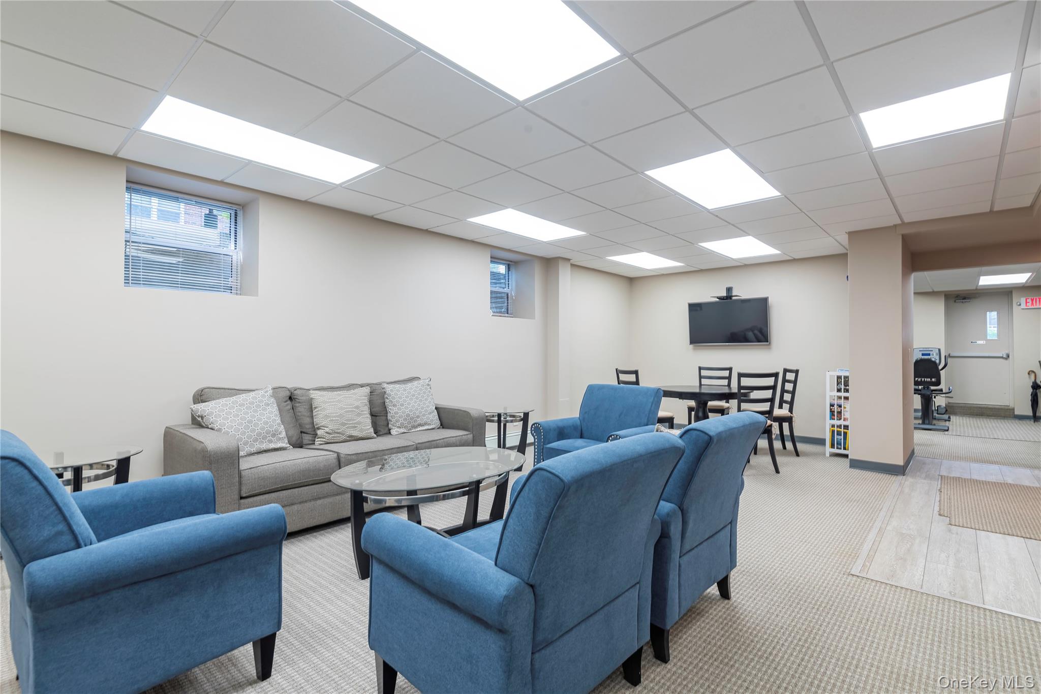 25 Chapel Place, Unit 3N Great Neck, NY 11021 - Photo 16 of 23 a living room with furniture and a flat screen tv