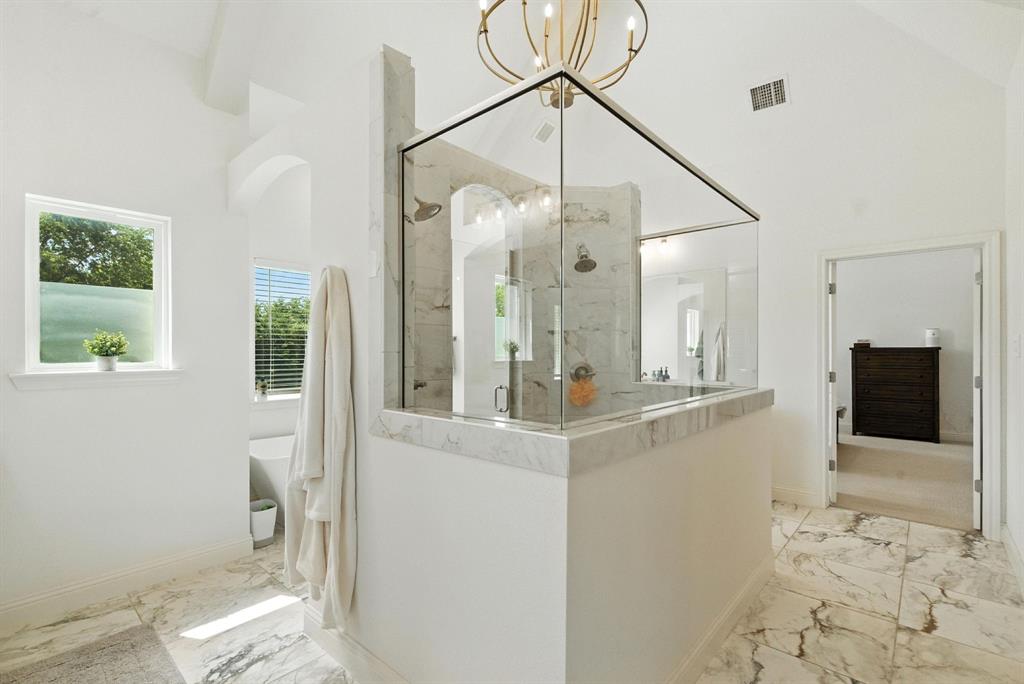 363 Red Bird Drive Springtown, TX 76082 - Photo 22 of 40 a view of a hallway with wooden floor and staircase