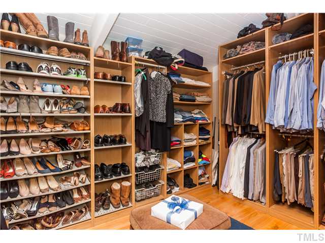 1732 Brooks Avenue Raleigh, NC 27607 - Photo 20 of 24 a view of walk in closet with clothes and shoes