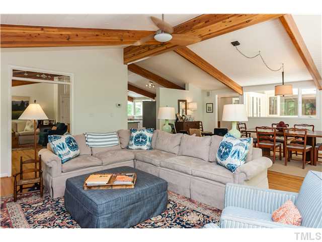 1732 Brooks Avenue Raleigh, NC 27607 - Photo 6 of 24 a living room with furniture and a large window