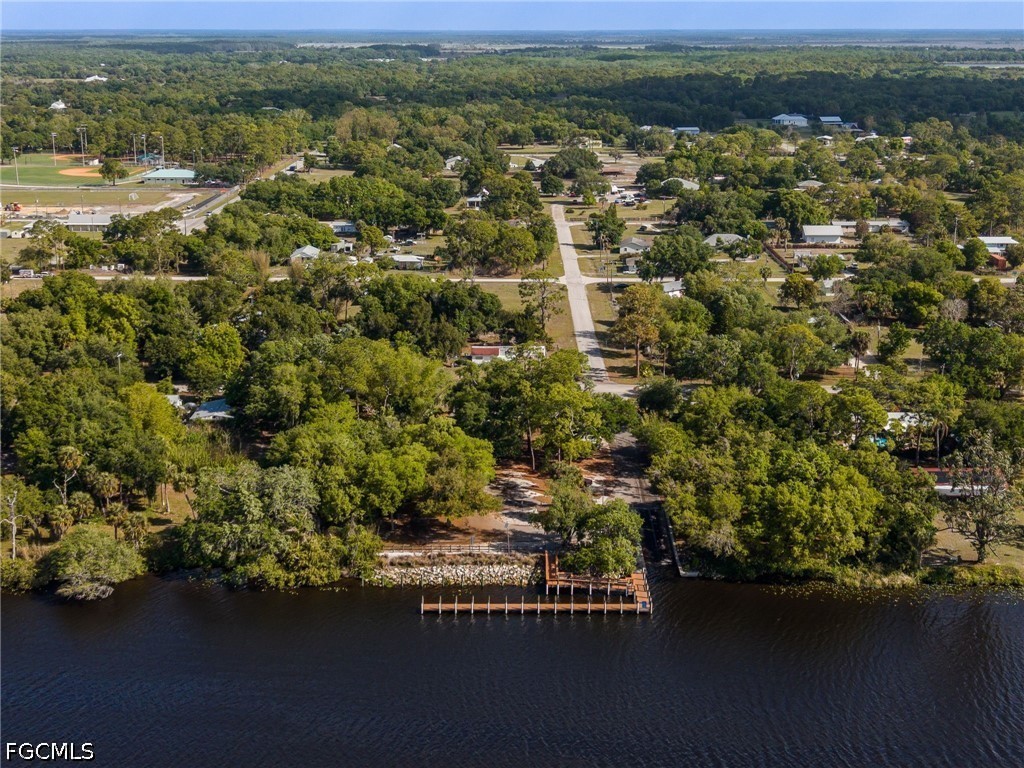 17290 Rewis Road Alva, FL 33920 - Photo 47 of 50 an aerial view of residential houses with outdoor space and trees
