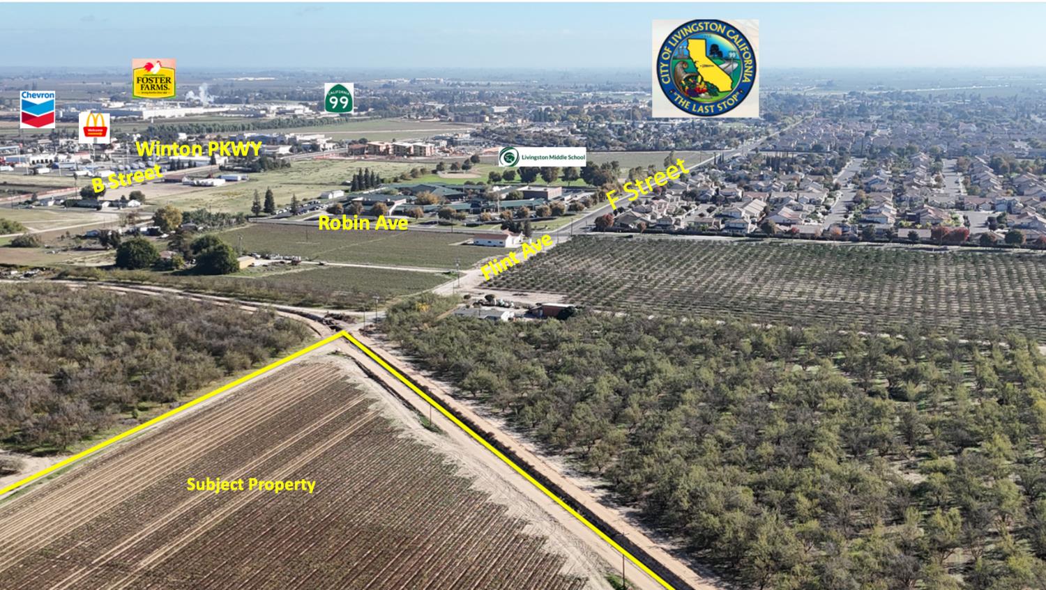 0 Flint Livingston, CA 95334 - Photo 10 of 10 property lines are not exact, visual aid only