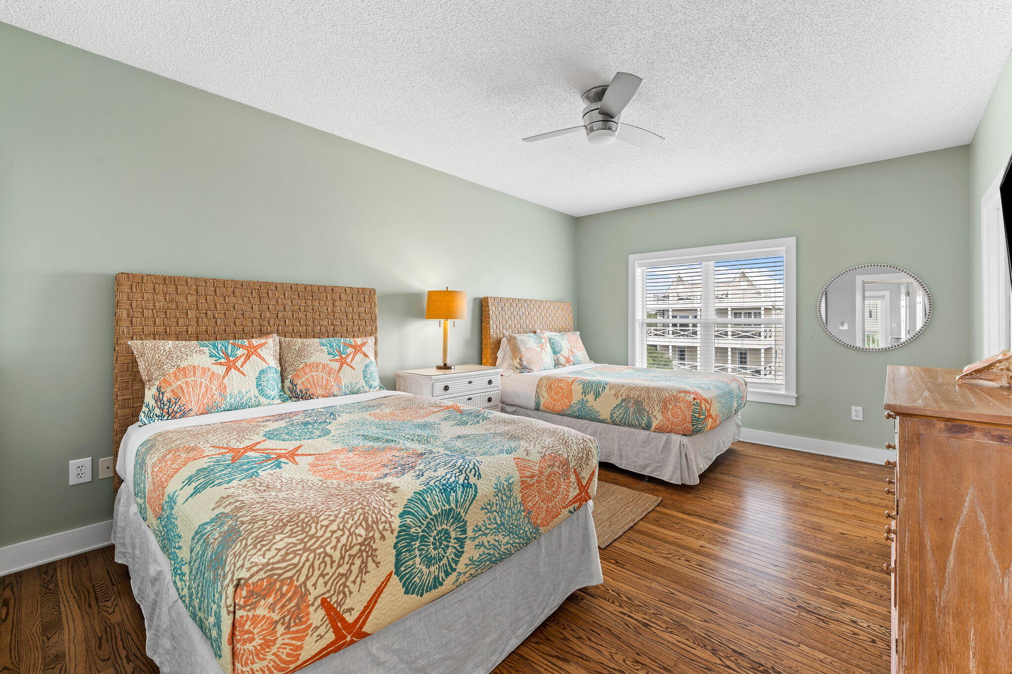 49 Sandy Lane Santa Rosa Beach, FL 32459 - Photo 36 of 73 a bedroom with bed and wooden floor