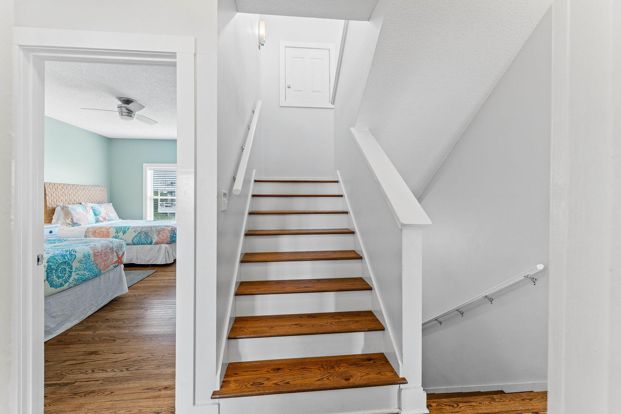 49 Sandy Lane Santa Rosa Beach, FL 32459 - Photo 39 of 73 a view of entryway and hall with wooden floor