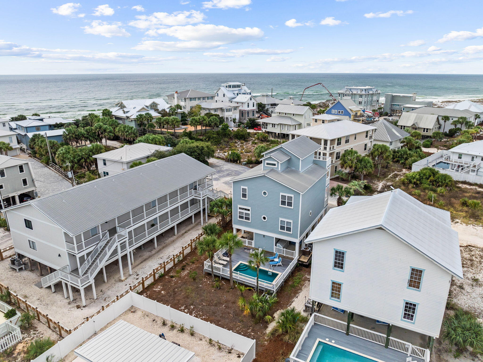 49 Sandy Lane Santa Rosa Beach, FL 32459 - Photo 60 of 73 an aerial view of multiple house