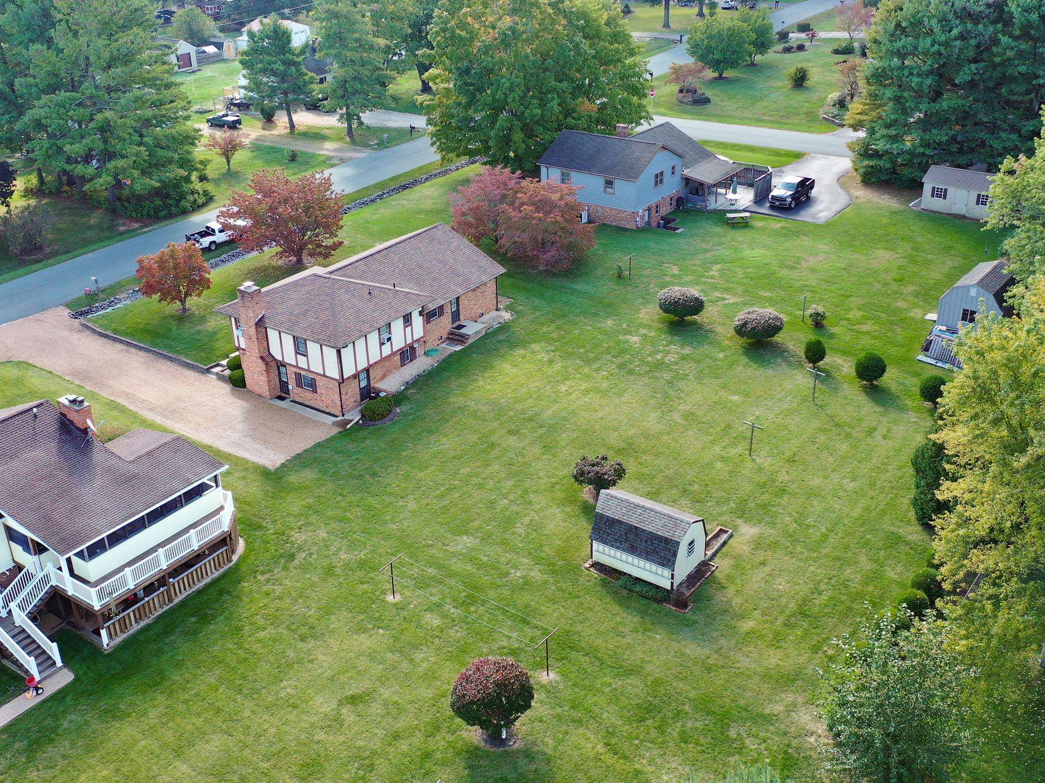 53 Cooper Drive Stuarts Draft, VA 24477 - Photo 4 of 31 a aerial view of a house with backyard and pool