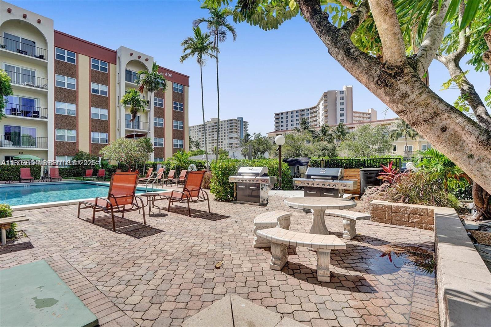 400 North Riverside Drive, Unit 214 Pompano Beach, FL 33062 - Photo 34 of 72 GAS GRILLS AND PICNIC AREA