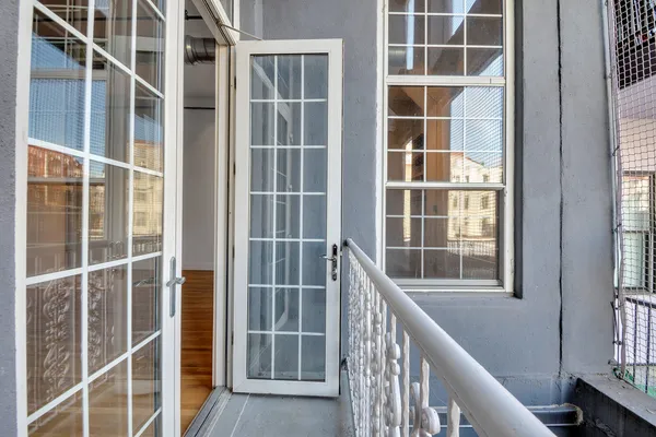 a view of front door