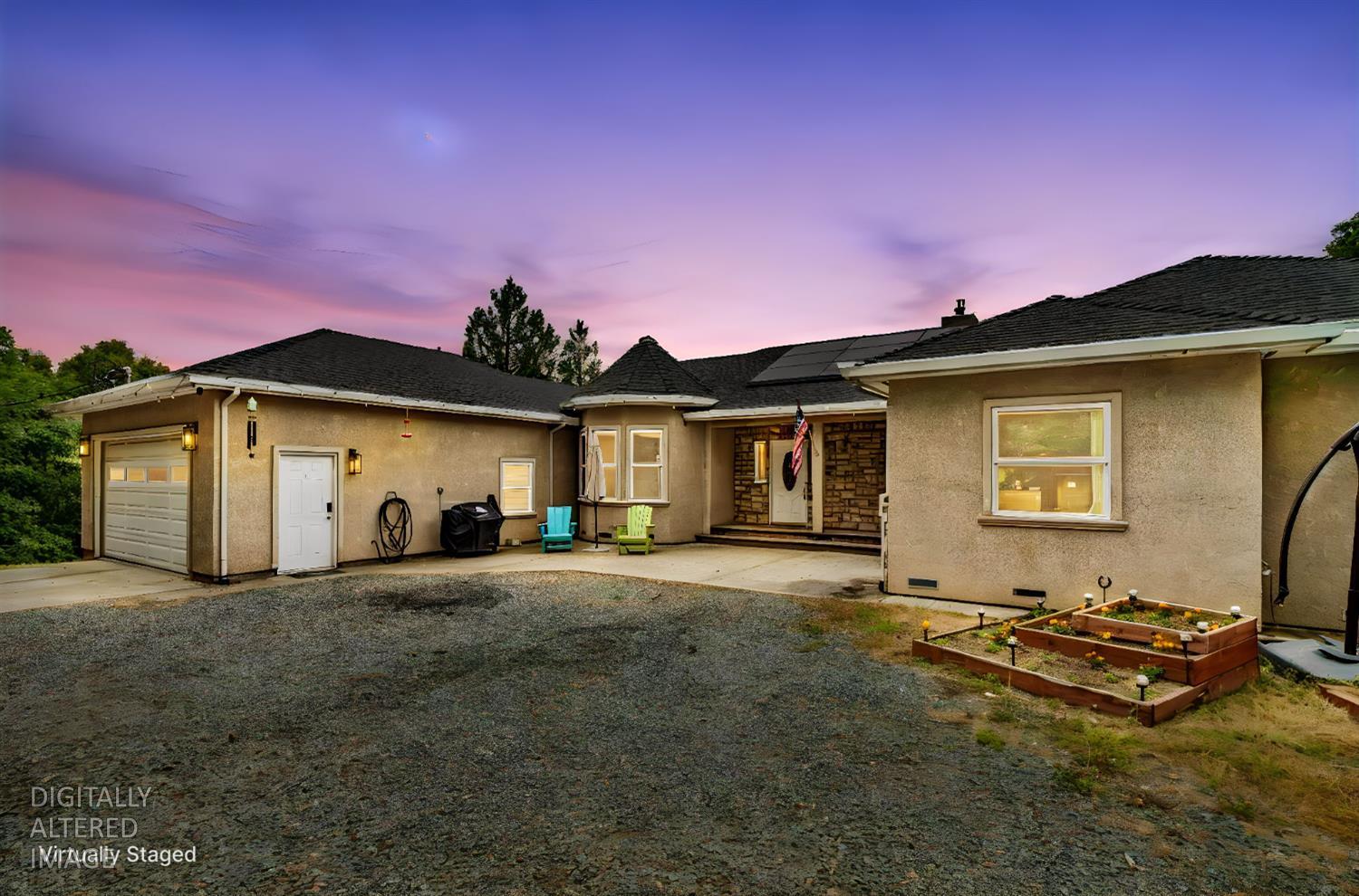 18461 Shake Ridge Road Sutter Creek, CA 95685 - Photo 2 of 77 Digitally altered for dusk.