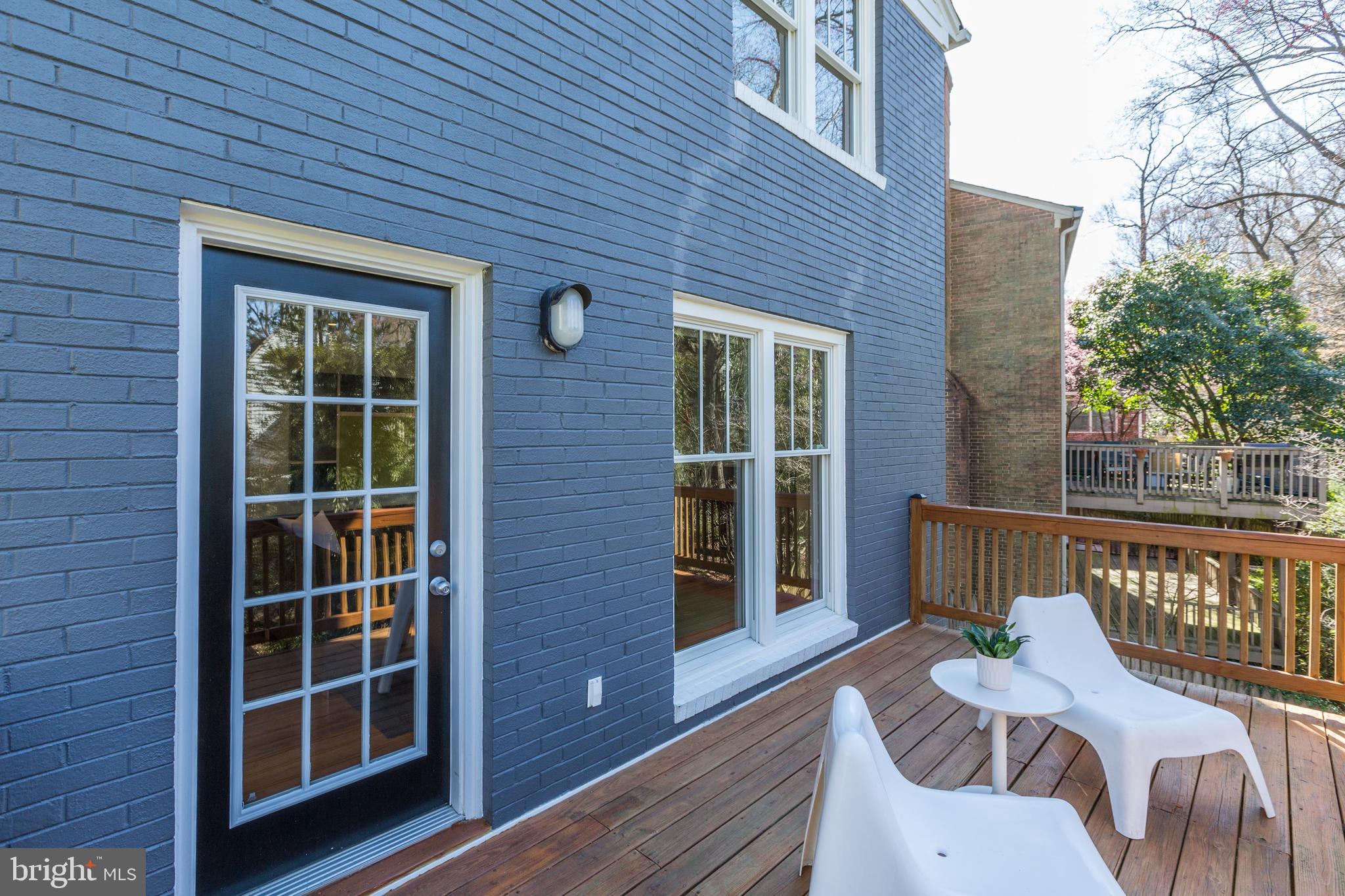4208 Maple Terrace Chevy Chase, MD 20815 - Photo 14 of 40 Deck off of family room and kitchen