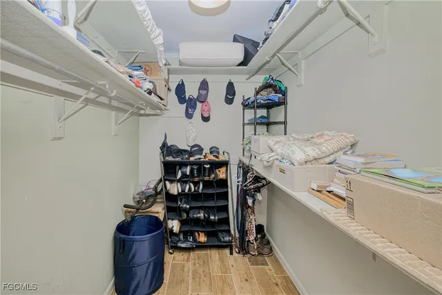 a view of a balcony with chairs