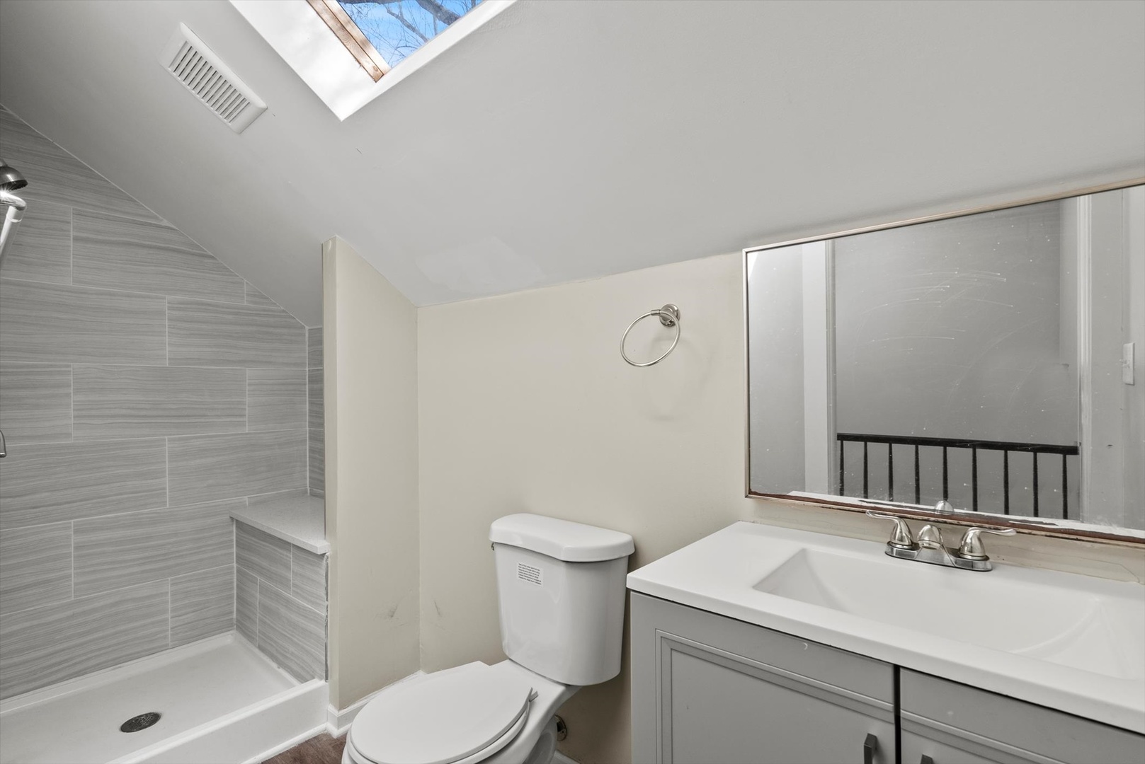 32W266 Glos Street Wayne, IL 60184 - Photo 15 of 24 a bathroom with a sink toilet and shower