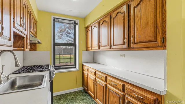 a kitchen with stainless steel appliances a sink and a cabinets