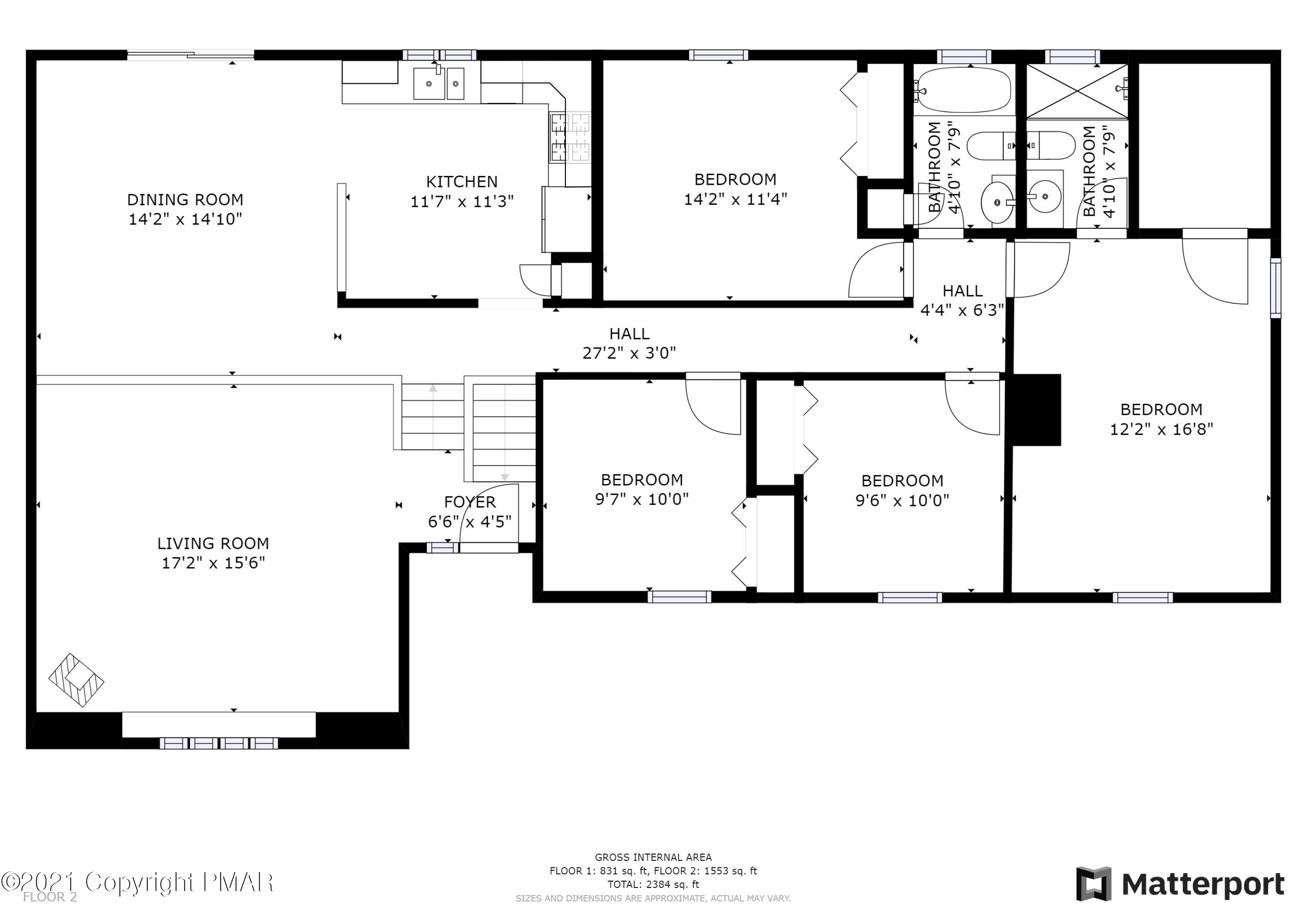 185 Magic Mountain Road Henryville, PA 18332 - Photo 57 of 58 Floor Plan Main Levels