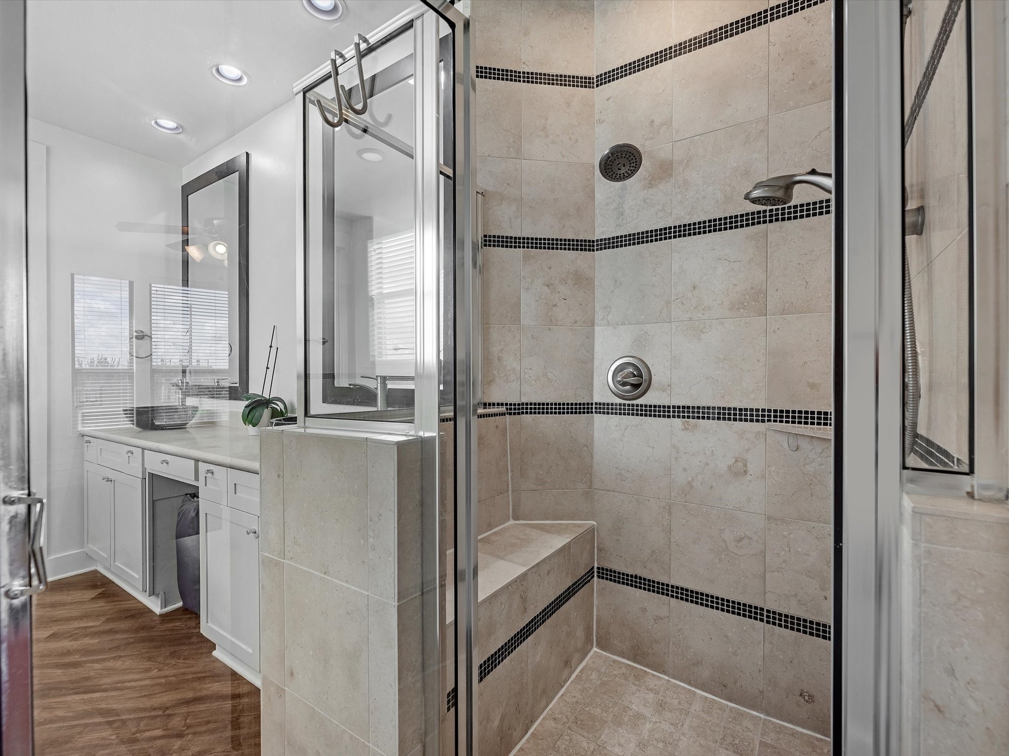 3421 Gillespie Street Houston, TX 77020 - Photo 27 of 34 a bathroom with a shower and a sink