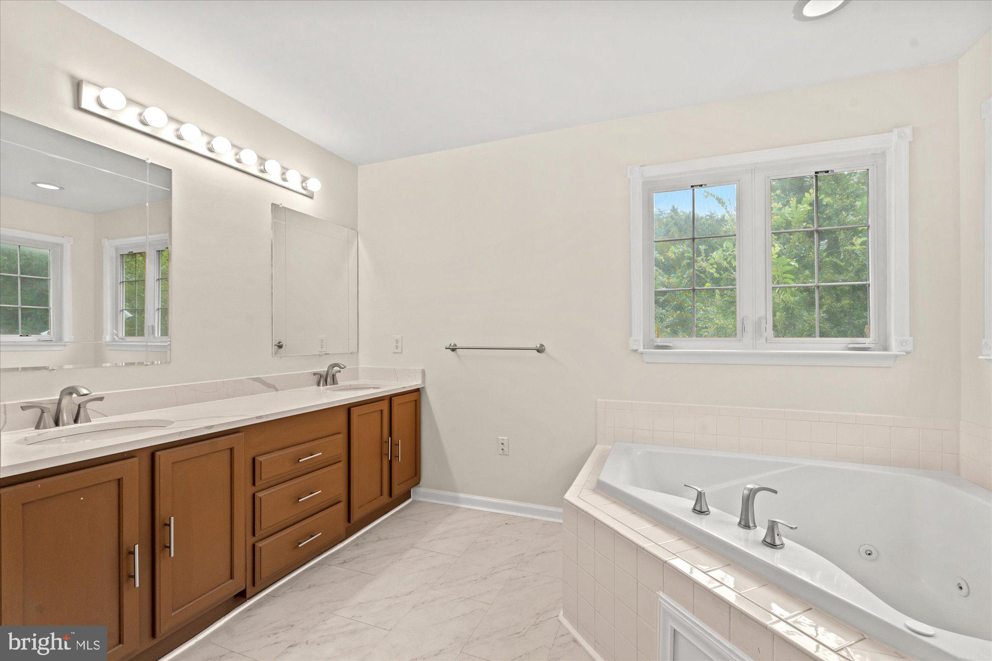 9618 Stuart Lane Clinton, MD 20735 - Photo 15 of 38 Primary Bathroom with Double Vanity