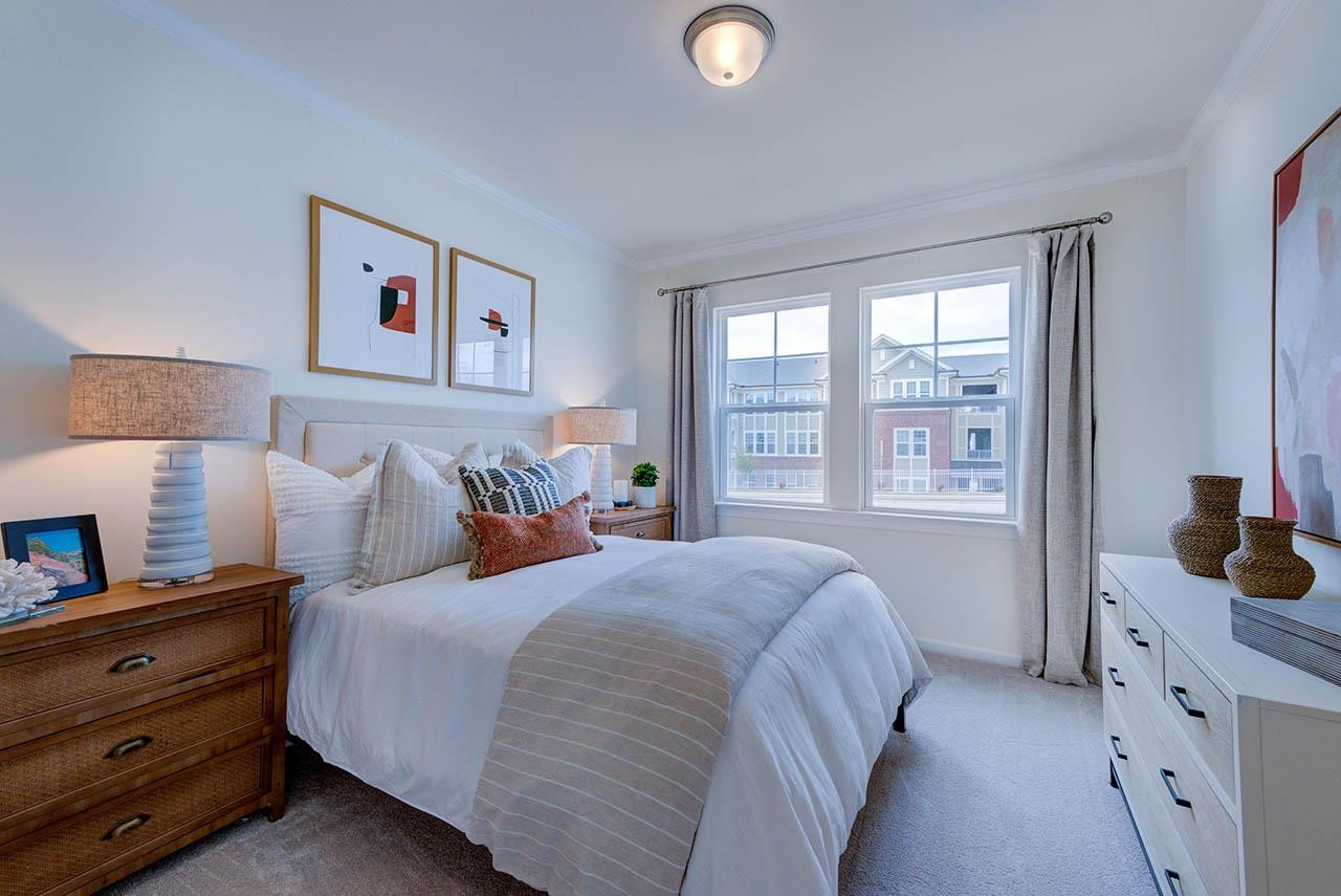 1714 Wimberly Road Apex, NC 27523 - Photo 43 of 45 a bedroom with a bed and a window