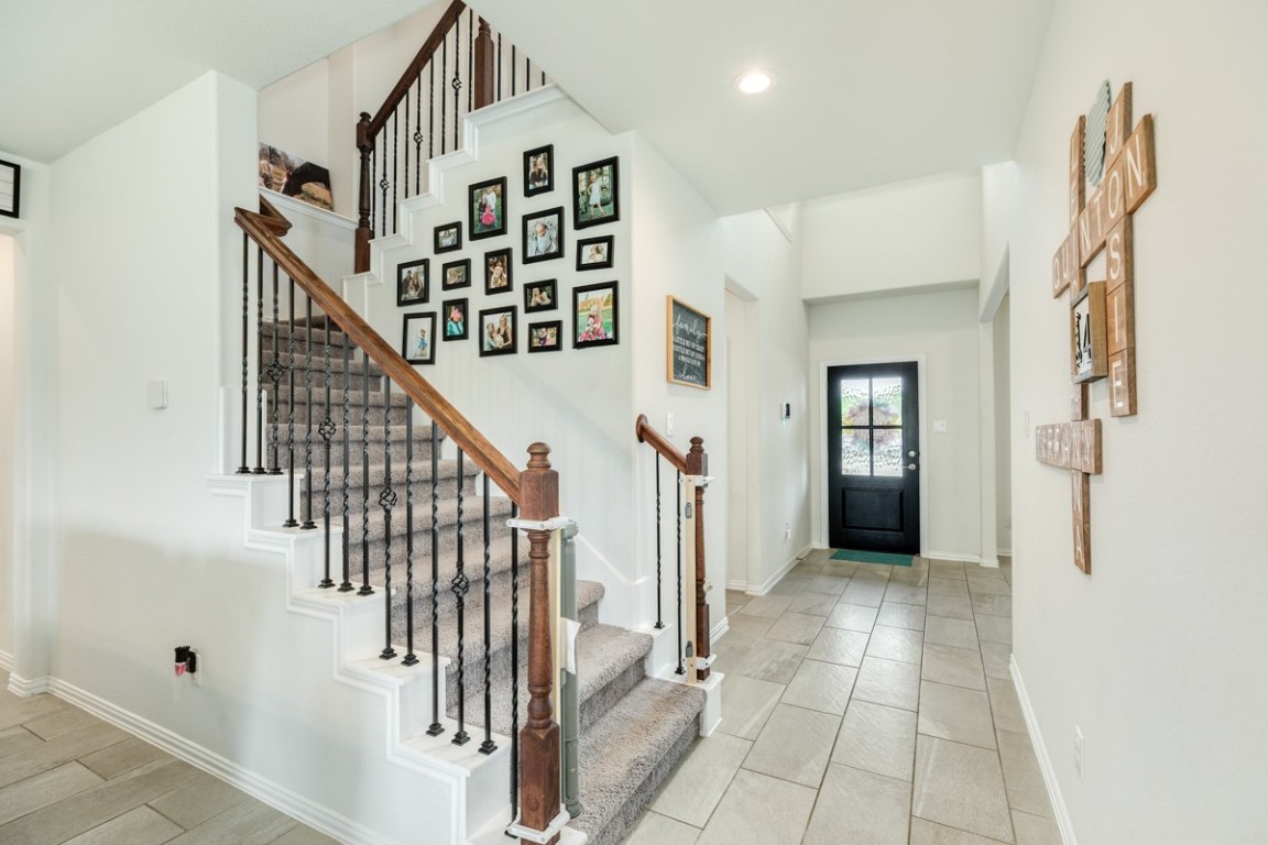 177 Bayou Bend Boulevard Angleton, TX 77515 - Photo 11 of 33 a view of a hallway with staircase