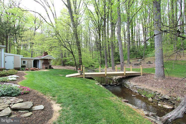 Stream on Property with Bridge
