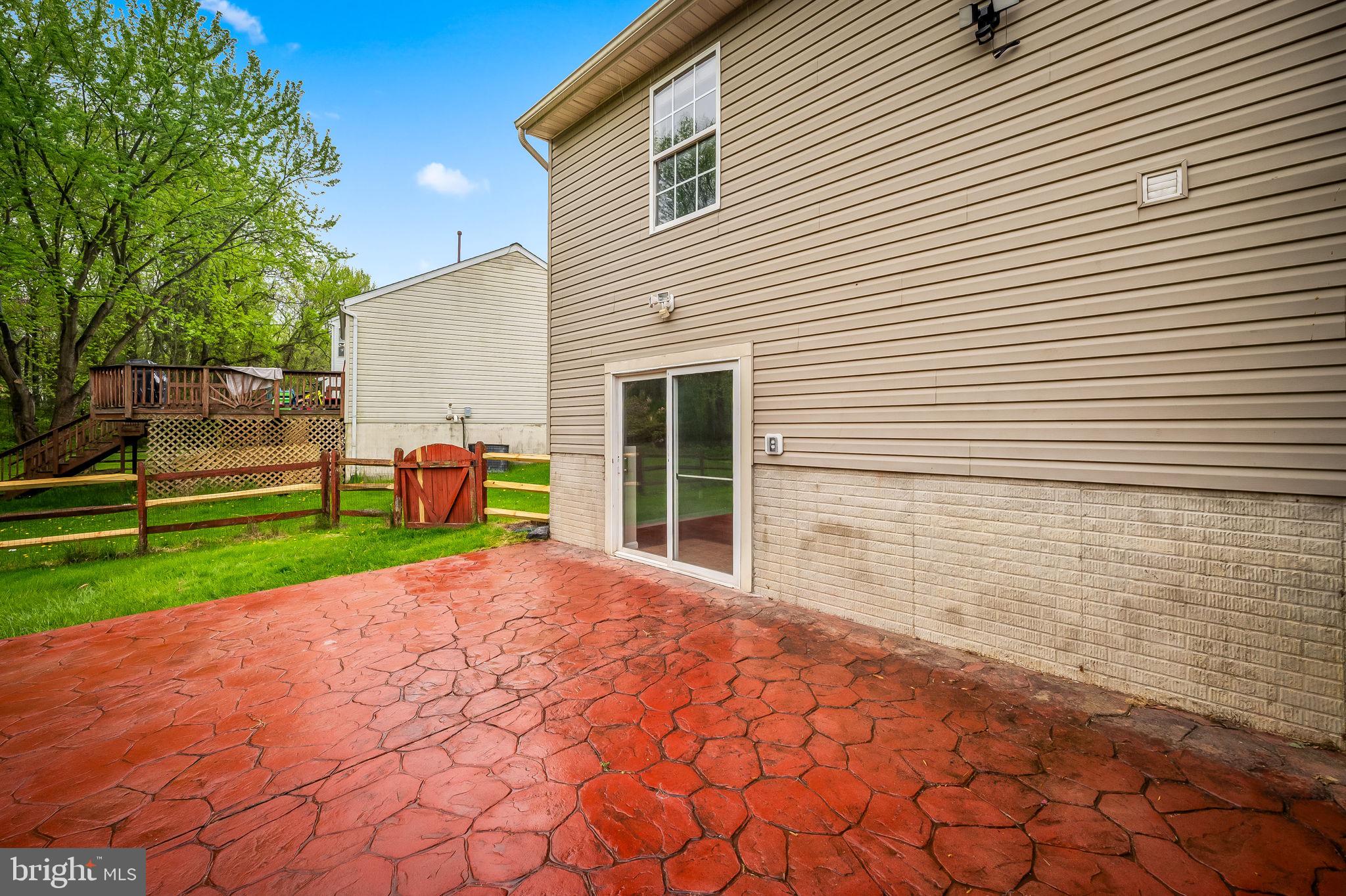 509 Silverside Road Edgewood, MD 21040 - Photo 37 of 42 Stamped concrete patio.