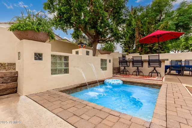 a view of a city with tall buildings