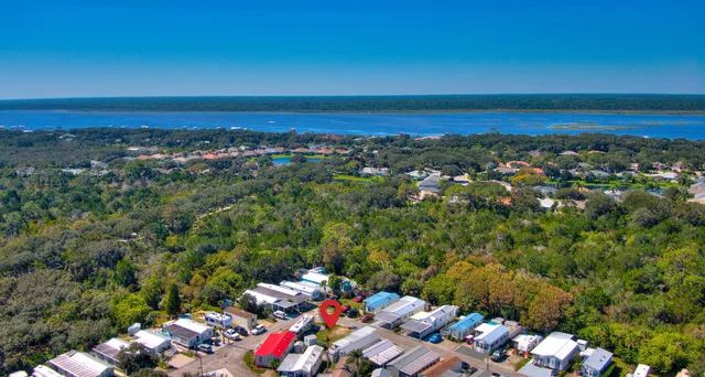 a view of city and ocean