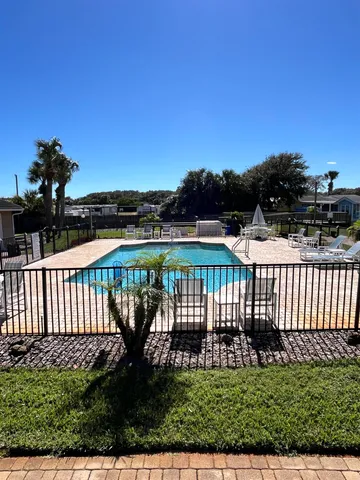 a view of a lake with houses
