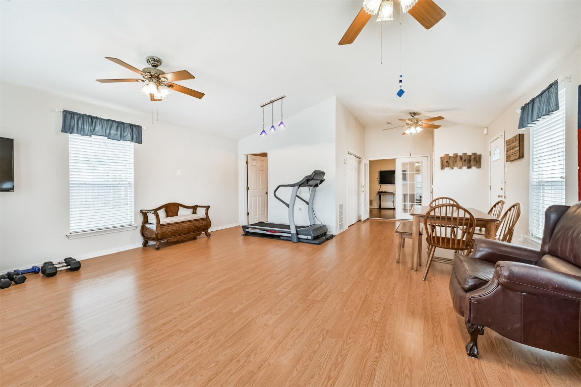 823 Townley Street Channelview, TX 77530 - Photo 11 of 29 a view of a room with gym equipment