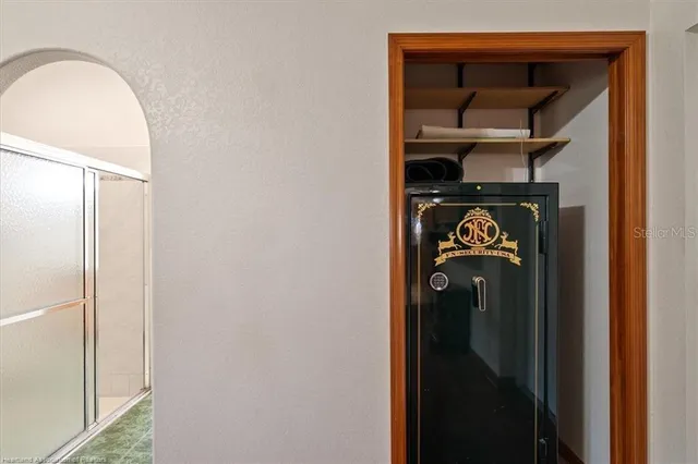 a view of walk in closet