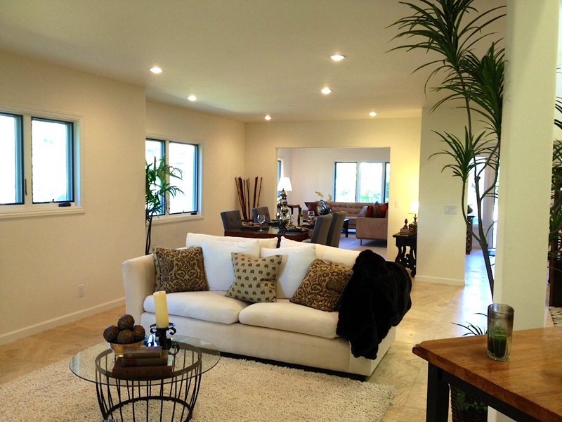 1141 Summit Road Montecito, CA 93108 - Photo 11 of 27 a living room with furniture and a potted plant