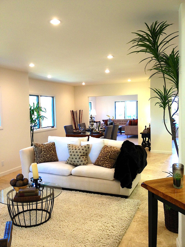 1141 Summit Road Montecito, CA 93108 - Photo 9 of 27 a living room with furniture and a potted plant
