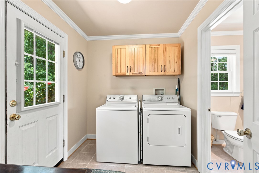 197 Goshen Road Cumberland, VA 23040 - Photo 26 of 70 Dedicated utility room featuring light wood cabine