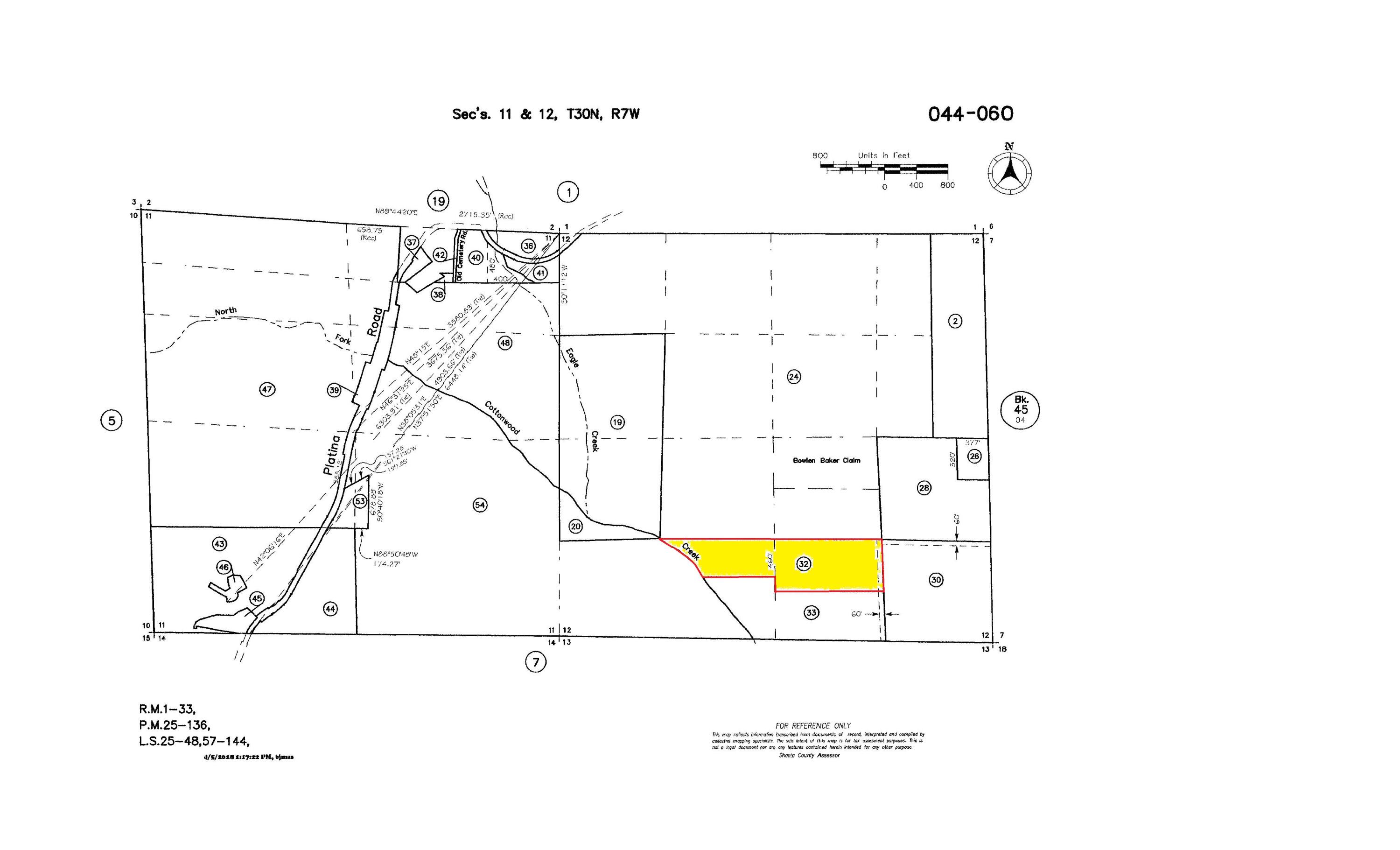 6050 Junkans Road Igo, CA 96047 - Photo 16 of 50 Assessors Map