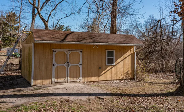a view of a livingroom with a chandelier