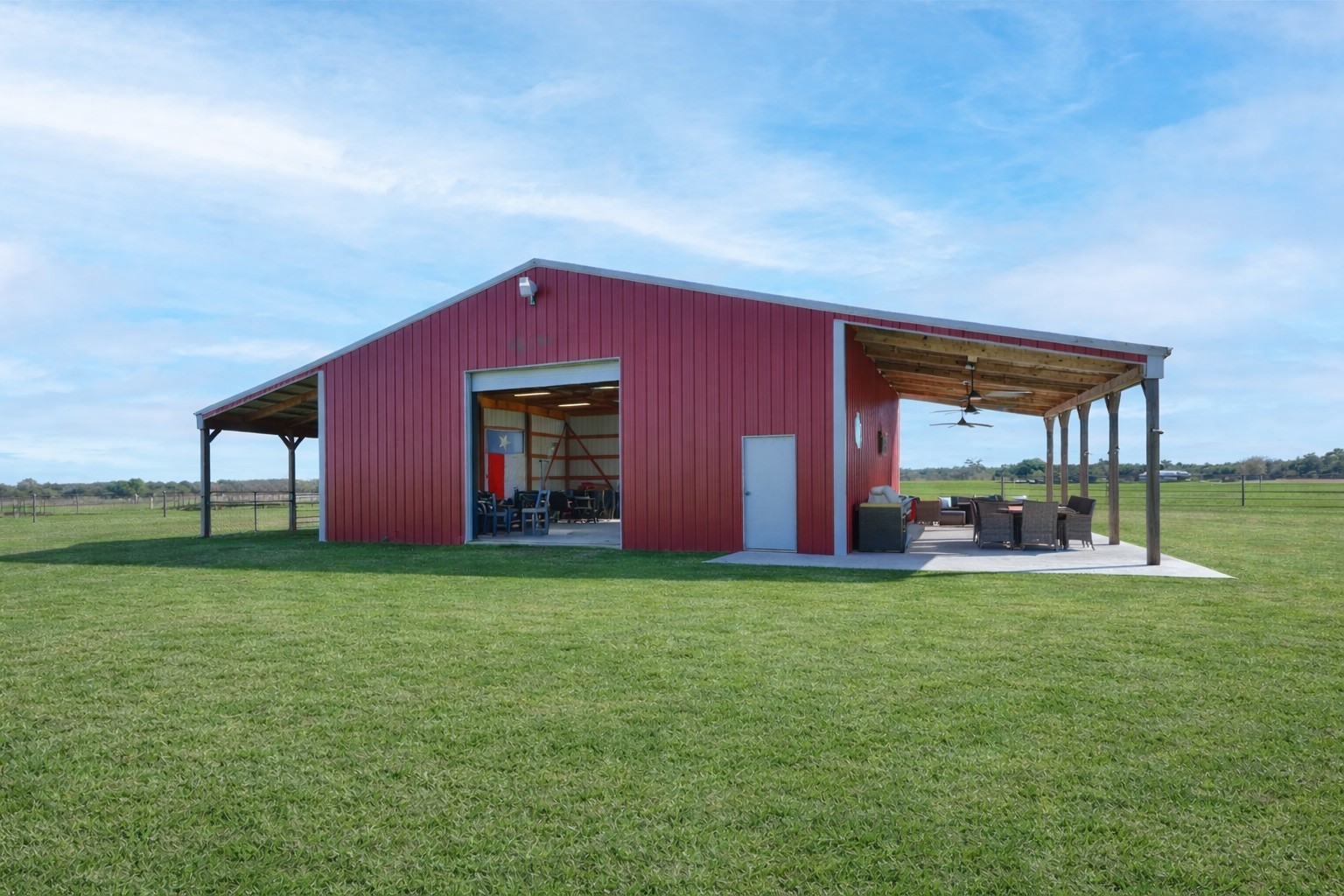 1055 County Road Weimar, TX 78962 - Photo 35 of 35 The expansive barn offers exceptional versatility—ideal for a workshop, equipment storage, livestock, recreational use, or future customization.