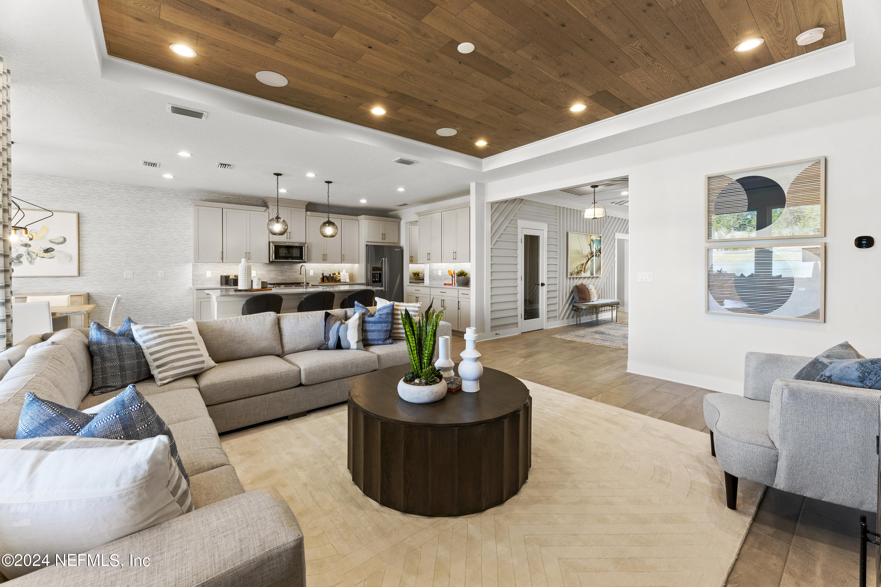 34 Natureland Circle St. Augustine, FL 32092 - Photo 8 of 26 a living room with furniture and a view of kitchen