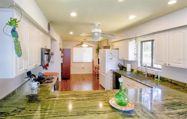 a swimming pool with window