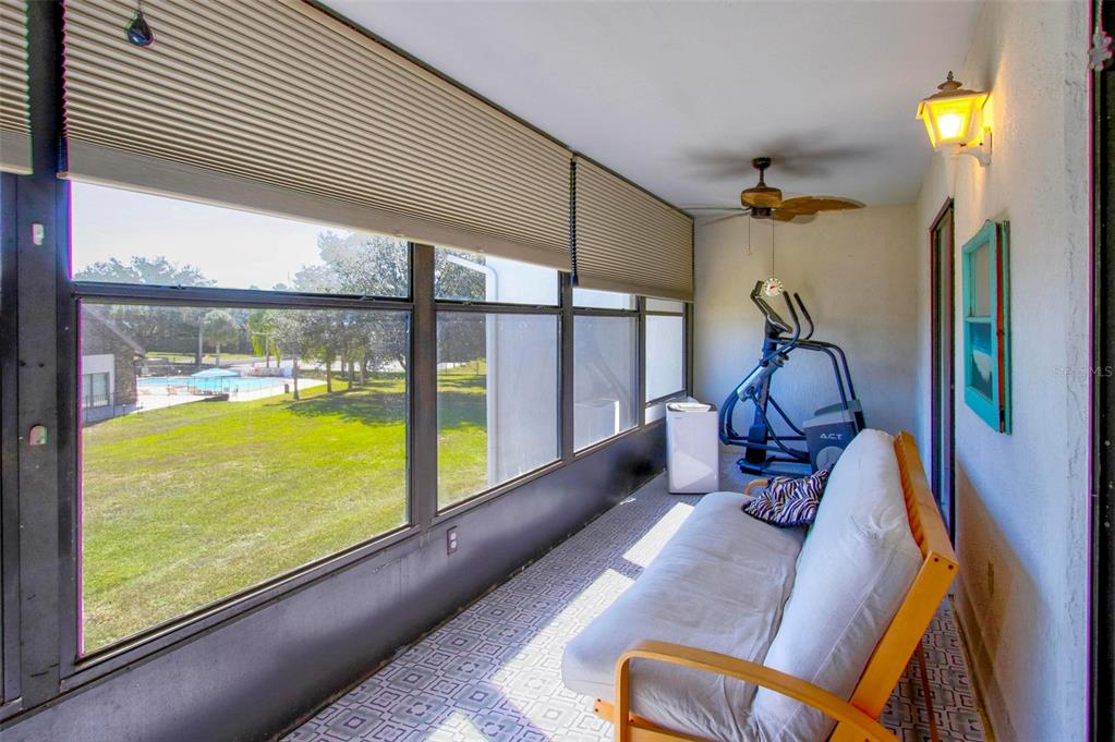 6502 River Run Boulevard, Unit 6502 Weeki Wachee, FL 34607 - Photo 22 of 47 a view of swimming pool with furniture and garden