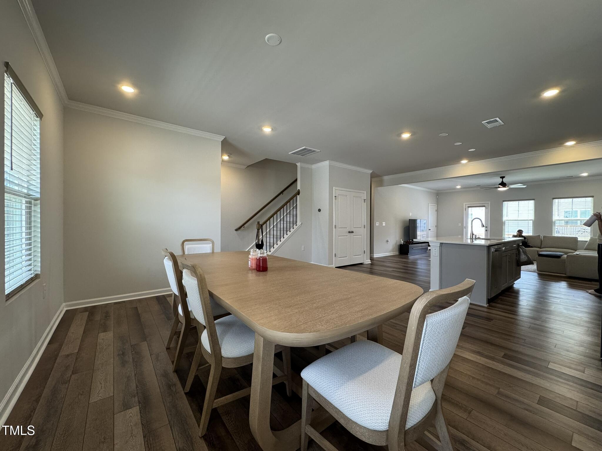 1106 Crossvine Trail Durham, NC 27703 - Photo 13 of 35 a view of a dining room with furniture