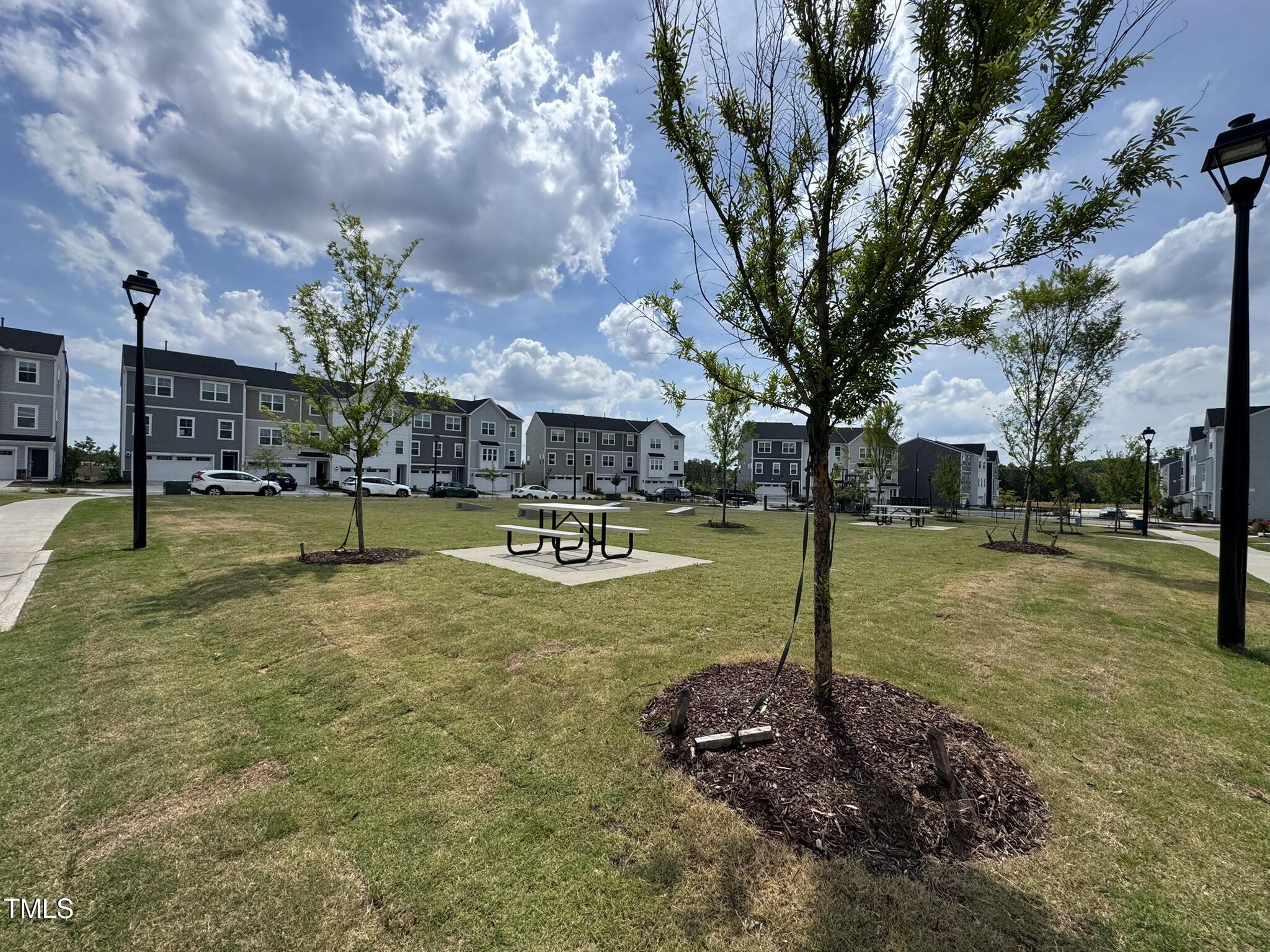 1106 Crossvine Trail Durham, NC 27703 - Photo 35 of 35 a view of a yard with a house
