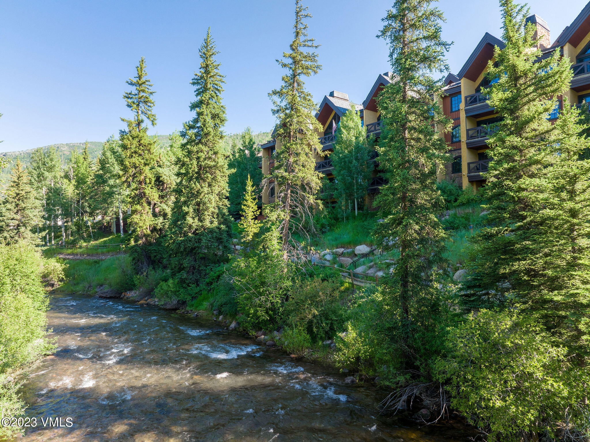 434 South Frontage Road East, Unit 202 Vail, CO 81657 - Photo 25 of 25 vail_mtn_view_202_aerial_f