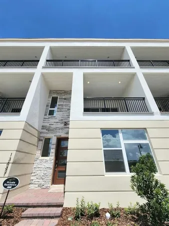 a view of front door