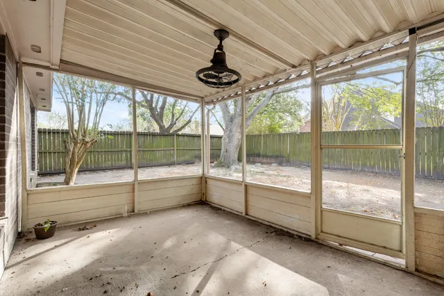 a view of room with window