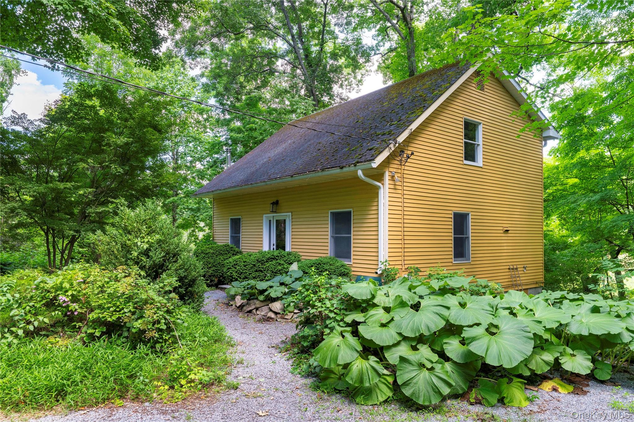 41 Chapman Road Garrison, NY 10524 - Photo 22 of 22 a view of a house with potted plants and a tree