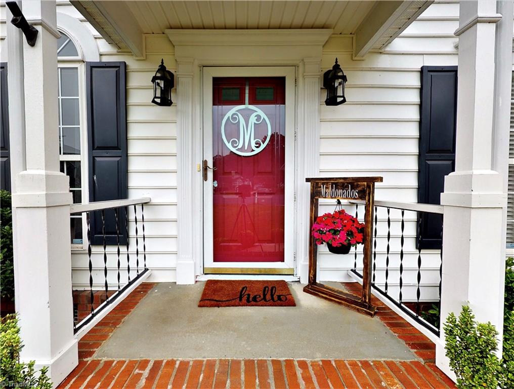4129 Carroll Ridge Court High Point, NC 27265 - Photo 3 of 30 Cheerful and welcoming front porch!
