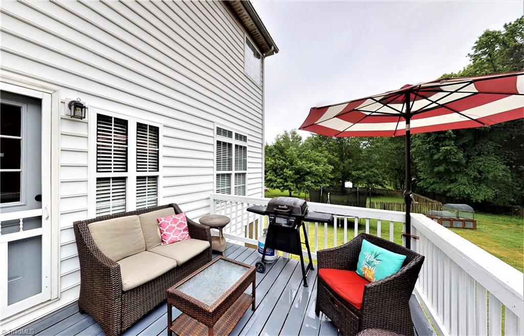 4129 Carroll Ridge Court High Point, NC 27265 - Photo 28 of 30 Back deck is an inviting place to start your morning with coffee or relax after a long day...
