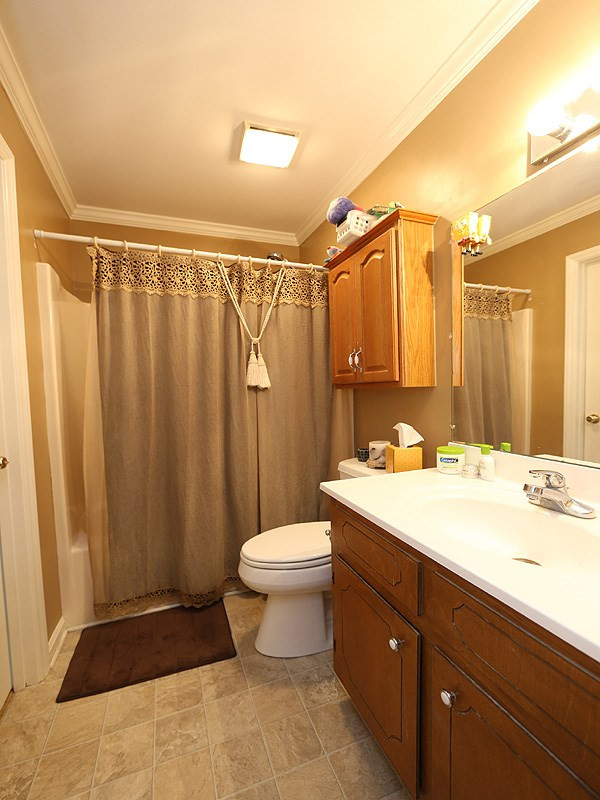 13101 Meadow Ridge Drive Rougemont, NC 27572 - Photo 8 of 12 a bathroom with a sink a toilet and shower