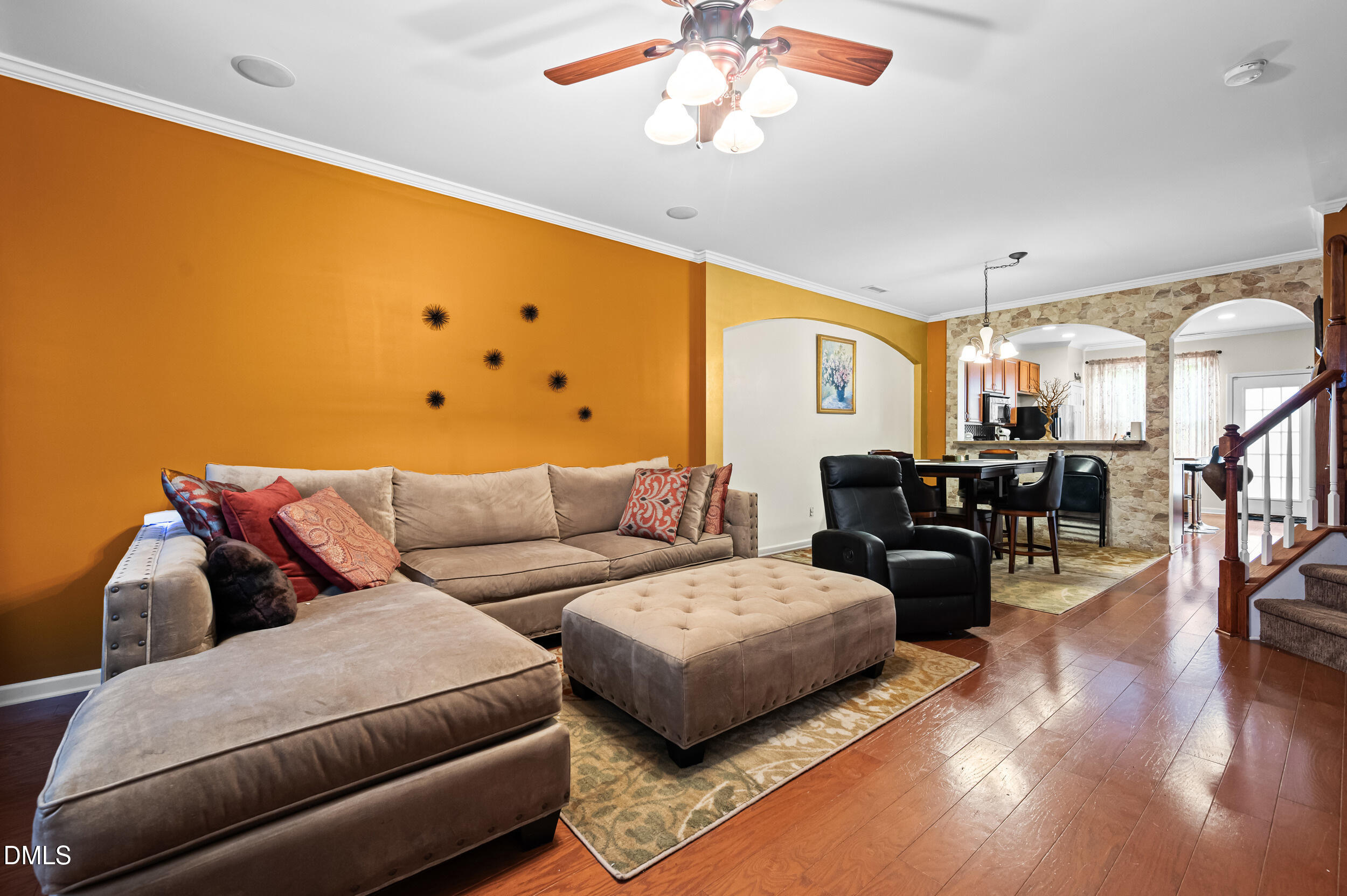 2944 Casona Way Raleigh, NC 27616 - Photo 3 of 24 a living room with furniture kitchen view and a large window