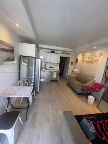 a room with furniture